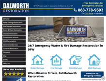 Tablet Screenshot of dalworthrestoration.com